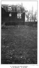The hole in the lawn at Corston. A. The Meteorite. B. The Hole.
